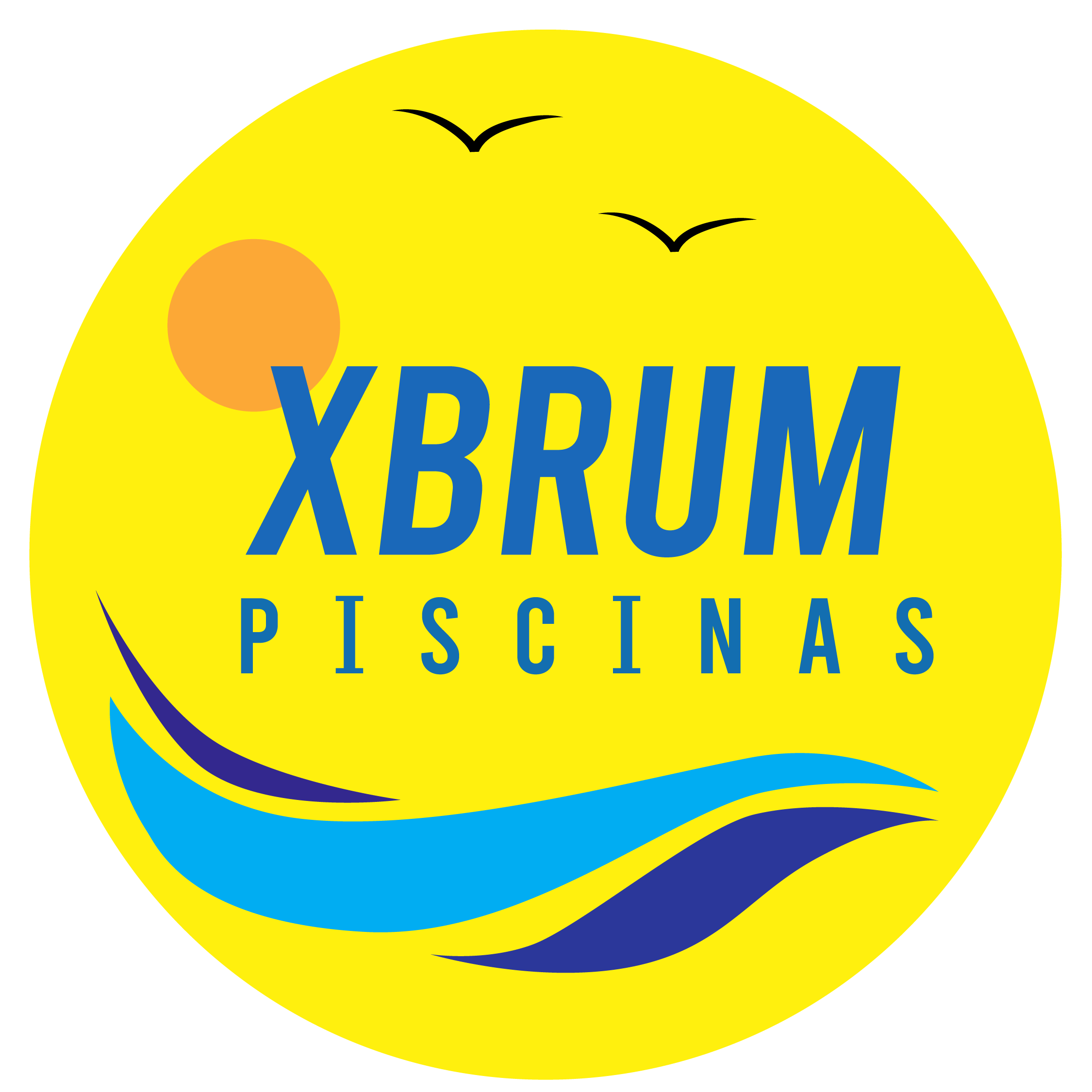 Logo XBrum Piscinas e Serviços